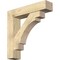 Ekena Millwork Merced Block Rough Sawn Bracket w/ Offset Brace, Douglas Fir, 8"W x 36"D x 36"H BKT0806X36X36MRC05RDF - alternate 1